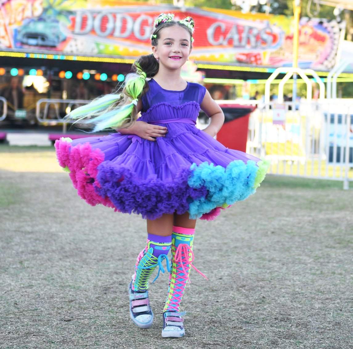 WONDERLAND DRESS PURPLE - Image 2